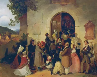 Паломник by Фридрих Иоганн Тремль, 1842 — digital art print download