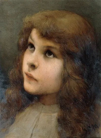 Studienkopf by Gabriel von Max — digital art print download