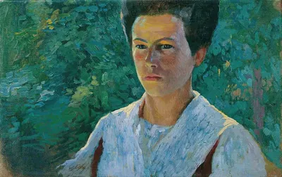 Портрет девушки by Губерт Ланда, 1919-1923 — digital art print download