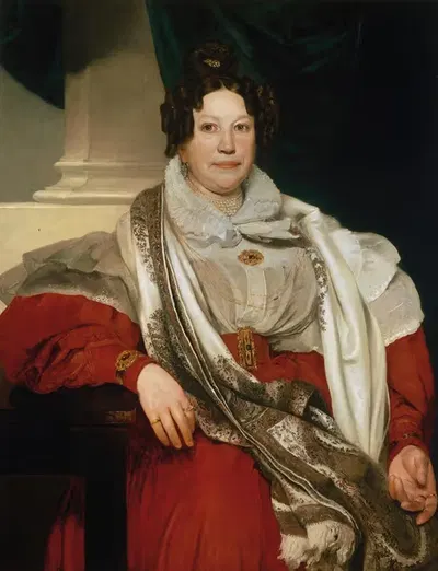 Хозяйка гостиницы Барбара Майер by Иоганн Баптист Рейтер, 1836 — digital art print download