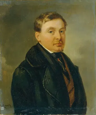 Der Maler Josef Feid by Joseph Lavos — digital art print download
