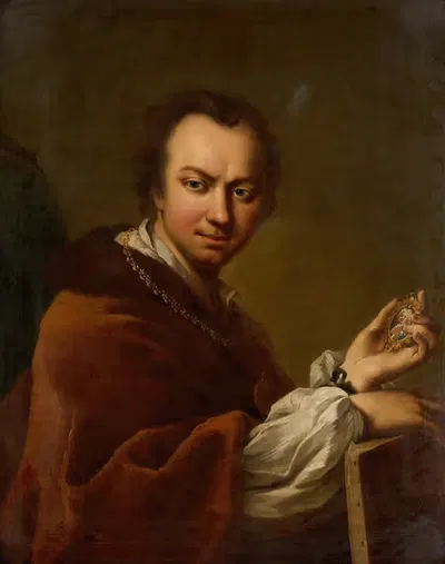 Автопортрет by Мартин ван Мейтенс, 1731-1735 — digital art print download