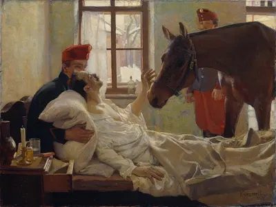 Милый визит. Последний визит by Макс Курцвейл, 1894 — digital art print download