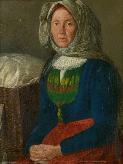 Нижнеавстрийская крестьянка by Михаэль Нидер, 1858 — digital art print download