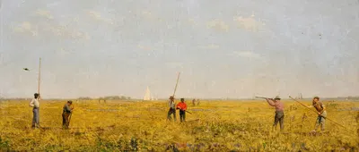 Толкаем для рельсов by Томас Икинс, 1874 — digital art print download
