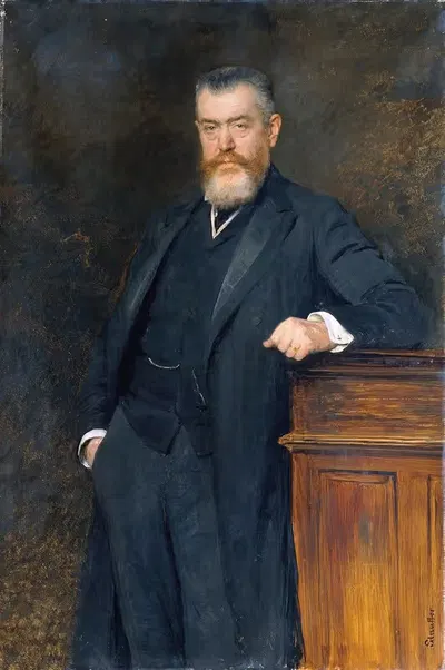 Министр образования доктор Густав Маркет by Виктор Штауффер, 1911 — digital art print download