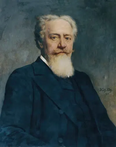 Август Шеффер by Вильгельм А. Вита, 1916 — digital art print download