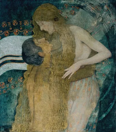 Umarmung by Wilhelm List, 1905 — digital art print download