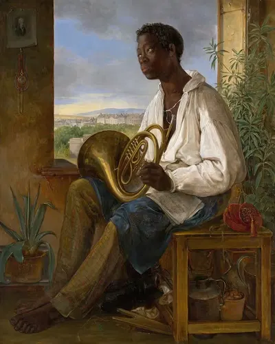 Portrait of Emmanuel Rio by Albert Schindler, 1836 — digital art print download