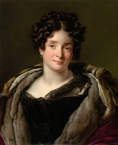 Мадам Жак-Луи-Этьен Резе (Колетта-Дезире-Терез Годефруа, 1782–1850) by Анн Луи Жироде-Триосон, 1823 — digital art print…