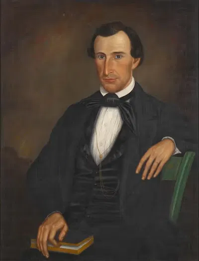 Portrait of Dr. Lewis D. Lyons by Barton Stone Hays, 1855 — digital art print download