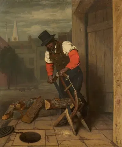 Дровосек by Шарль Е. Уир, 1842 — digital art print download