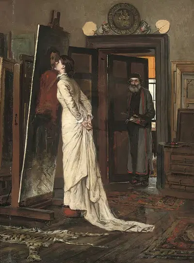 Студия художника by Чарльз Нэпир Кеннеди, 1898 — digital art print download