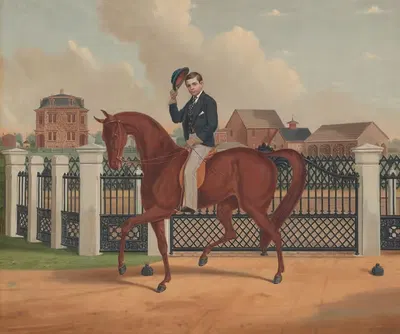 Джордж Франклин Арчер и резиденция Арчера by Шарль Спенсер Хамфрис, 1871 — digital art print download