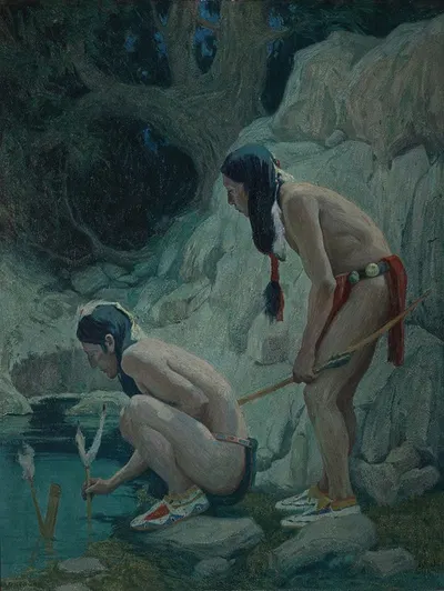 Sacred Waters by Eanger Irving Couse, 1902 — digital art print download