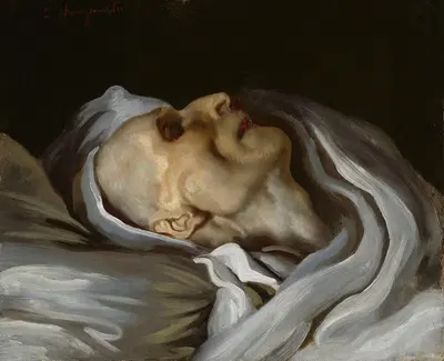 Тьерри Жерико на смертном одре by Эмиль Шампмарти, 1824 — digital art print download