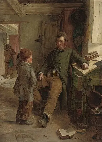 Оба в недоумении by Эрскин Никол, 1868 — digital art print download