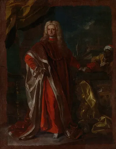 Диего Пиньятелли д'Арагона by Франческо Солимена, 1731 — digital art print download