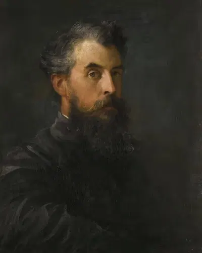 Портрет джентльмена, возможно, Уилфреда Скауэна Бланта by Джордж Фредерик Уоттс — digital art print download