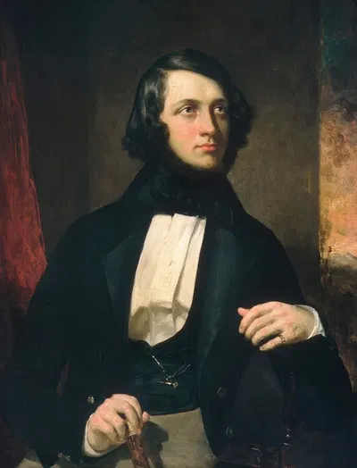 Александр Ван Ренсселаер by Джордж Питер Александр Хили, 1837 — digital art print download