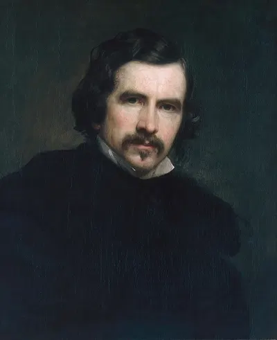 Портрет художника by Джордж Питер Александр Хили, 1851 — digital art print download