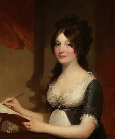 Портрет молодой женщины by Гилберт Стюарт, 1802-1804 — digital art print download