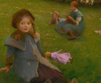 The lilac doll by Harold Harvey — digital art print download