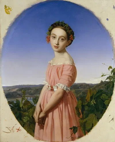 Faustine Léo (1832–1865) by Henri Lehmann, 1832–1865 — digital art print download
