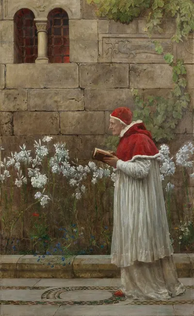 Pope Urban VI by John Collier, 1896 — digital art print download