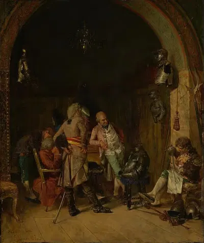 Изучение антикварного оружия by Хосе Вильегас Кордеро, 1870 — digital art print download