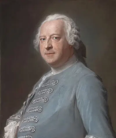 Жан Шарль Гарнье д'Иль (1697–1755) by Морис-Кентен де Ла Тур, 1697–1755 — digital art print download