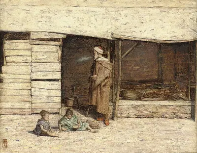 A Stall at Tangiers by Mortimer Menpes — digital art print download