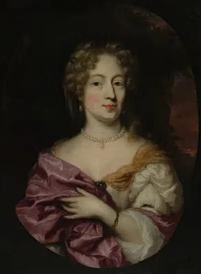 Ингена Роттердам (умерла в 1704), невеста адмирала Якоба Бинкеса by Николаес Маес — digital art print download