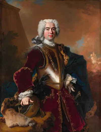 Андре Франсуа Аллуи де Тейс д'Эркюле (1692–1779) by Николас де Ларжильер, 1692–1779 — digital art print download