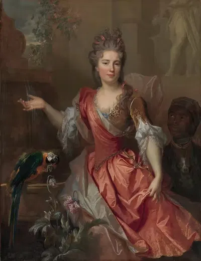 Портрет женщины by Николас де Ларжильер, 1696 — digital art print download