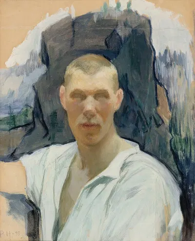 Self-Portrait by Pekka Halonen, 1893 — digital art print download