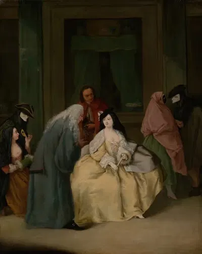 The Meeting by Pietro Longhi, 1746 — digital art print download