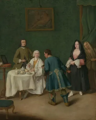 The Temptation by Pietro Longhi, 1746 — digital art print download