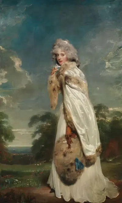 Elizabeth Farren (born about 1759, died 1829), Later Countess of Derby by Sir Thomas Lawrence, 1790 — digital art print…