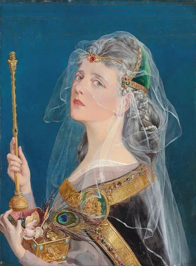 Care by Talbot Hughes, 1898 — digital art print download