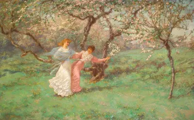 Цветы мая by Уильям Джон Хеннесси, 1885 — digital art print download
