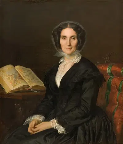 Мадам Луиза Марес by Александр Кабанель, 1851 — digital art print download