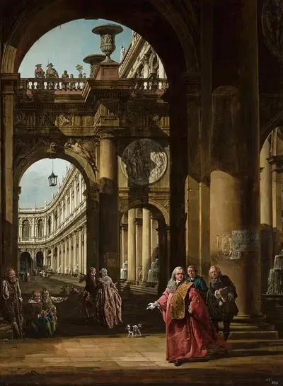 Автопортрет в одежде венецианского прокурора by Бернардо Беллотто, 1765 — digital art print download