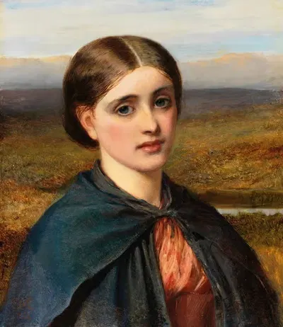 Изучение ирландской головы by Чарльз Силлем Лиддердейл, 1866 — digital art print download
