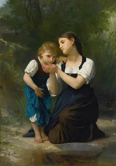 La Coupe Improvisée by Elizabeth Jane Gardner Bouguereau — digital art print download