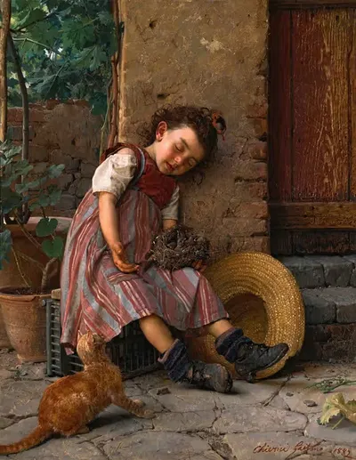 Удачный момент by Гаэтано Чиеричи, 1882 — digital art print download