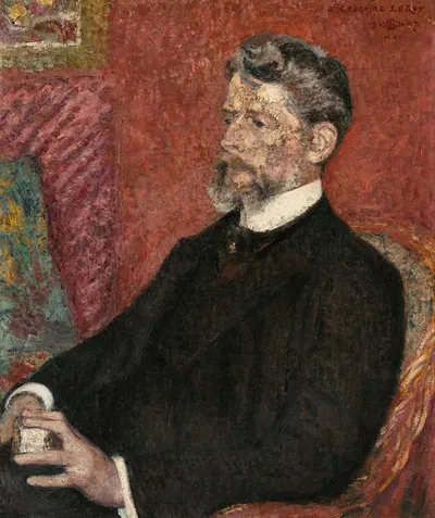 Portrait Of Grégoire Le Roy (1862-1941) by Georges Lemmen, 1862-1941 — digital art print download