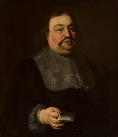 Portrait of a man by Johann Heinrich Am Ende — digital art print download