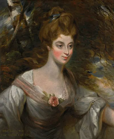 Portrait Of Elizabeth, Lady Croft by John Constable, 1754-1815 — digital art print download