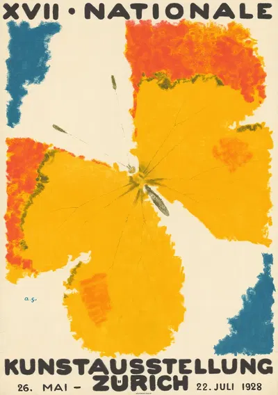 XVII. Nationale Kunstausstellung Zürich by Augusto Giacometti, 1928 — digital art print download
